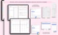 etsy digital planner, hyperlinked planner, etsy digital product, digital planner