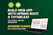 build full stack web application using spring boot and thymeleaf