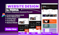 do figma design website, website design figma, website ui ux
