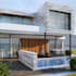 craft 3d front elevation, facade,luxurious villa,3d tropical cgi exterior render