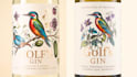 design premium gin or liquor labels with elegant floral elements