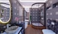 design modern 3d interior for bedroom, kitchen, office and bathroom