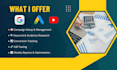 setup and manage google ads adwords PPC campaigns