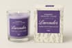 design aesthetic candle logo, label and box packaging