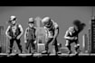 design characters in black and white
