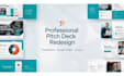 redesign professional powerpoint presentation or pitch deck