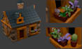 model low poly 3d assets using blender