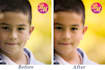 do hair, teeth, skin beauty retouching and face sculpting