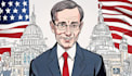 create a political or satirical cartoon