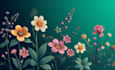 draw beautiful botanical plants and flowers