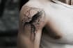 custom an abstract black tattoo design
