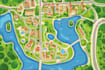create vector map, city map, site map, event map in illustrator