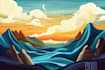 create trendy vector illustration or background