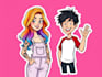 draw top quality cartoon characters commercial art