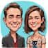 draw funny cartoon character, caricature