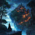 create artistic fantasy book cover design