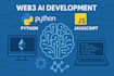custom ai web3 app development using python and javascript