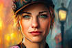 paint a realistic digital portrait