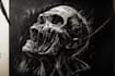 draw dark art, horror and brutal illustration