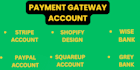 integrate paypal and stripe and create payment gateway