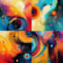 draw abstract art illustration