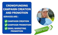 create and promote kickstarter gofundme indiegogo