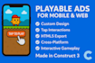 create incredible playable ads for you