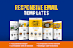 design responsive klaviyo or mailchimp email marketing newsletter template