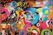 create graffiti pop art canvas designs and murals
