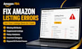 fix amazon listing errors, variation issues and upload flat file