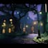 create a game environment concept art in blender