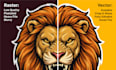 do manual vector tracing, redraw or convert to vector