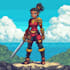 design a 2d pixel art character for your game