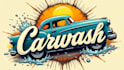 create unique carwash logo with express delivery