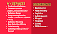 do database design and database development with dashboard