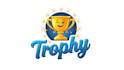 do awesome trophy mascot logo design with company