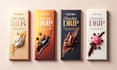 design premium chocolate packaging, bar wrappers, and gift boxes