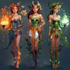 do a game character art concept art