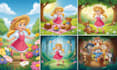 create consistent characters children storybook illustration