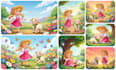 create consistent characters children storybook illustration