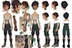 create any character reference sheet