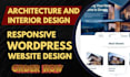 design architecture website interior design wordpress website architecture