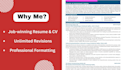 create and upgrade your resume, cv, cover letter, linkedin