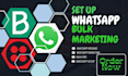 whatsapp bulk message marketing on brevo, twilio whatsapp automation and chatbot