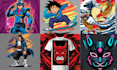 make custom streetwear tshirt designs with japanese anime vibes