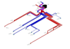 design heat pump, underfloor, solar thermal, ventilation, heating, hvac, dhw