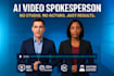 create  realistic ai avatar video spokesperson with lip sync