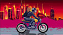 animate cyberpunk futuristic city music video animation