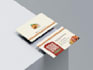 custom business card design with qr code