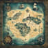 vector map illustration map design 3d isometric fantasy map